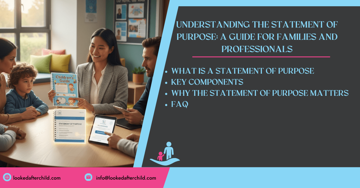 Understanding the Statement of Purpose A Guide for Families and Professionals Header image