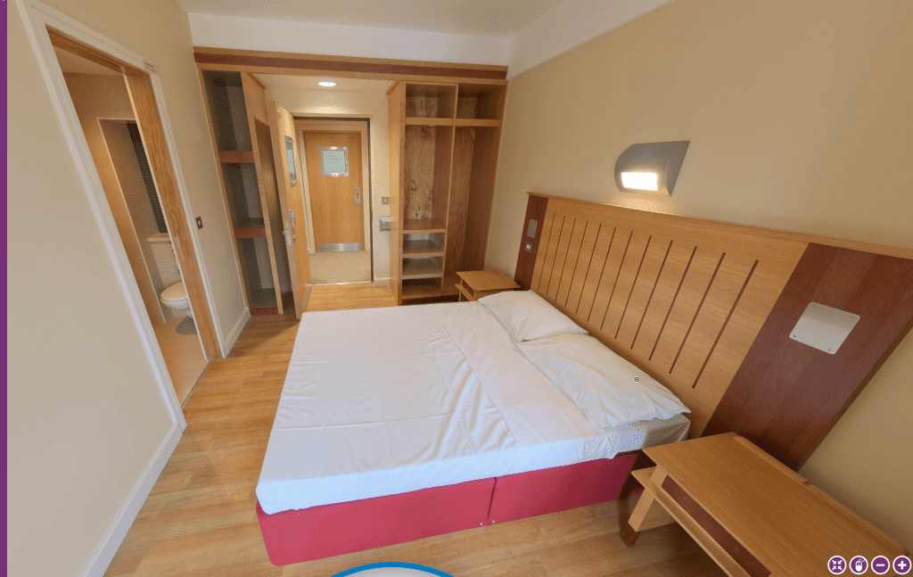 Sectioned under the mental health act aged 18. At Kent and Medway adolescence hospital, (woodland House) Staplehurst Kent (KMAH) - Bedroom
