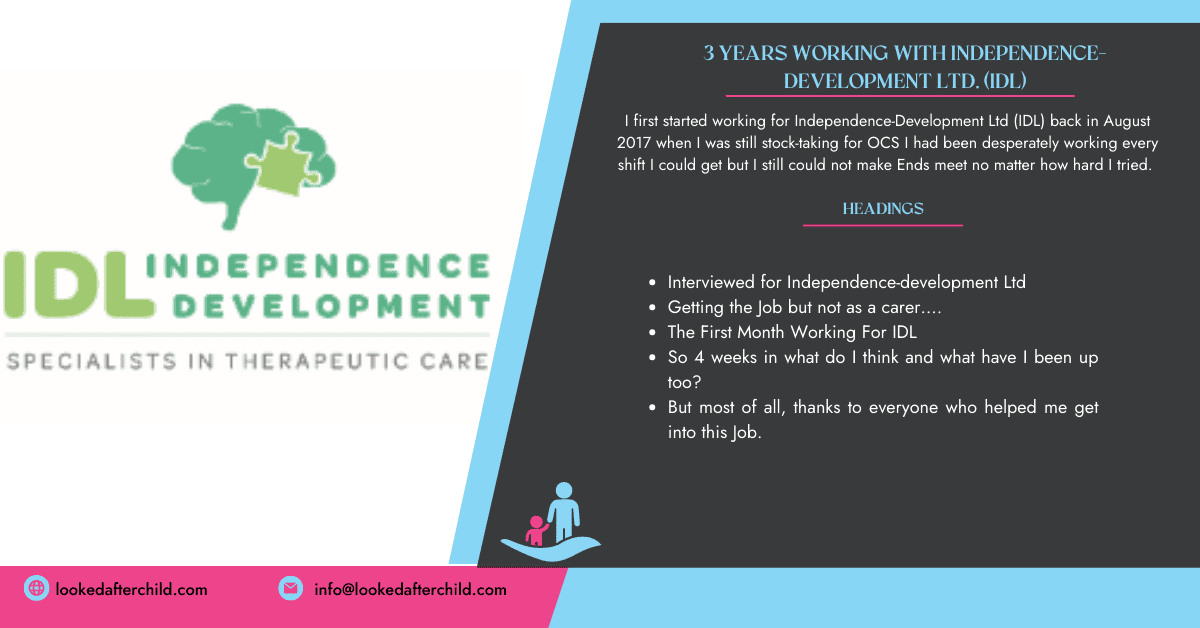 3 years working with independence development Ltd. IDL Header