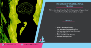 i am a product of generational trauma Header