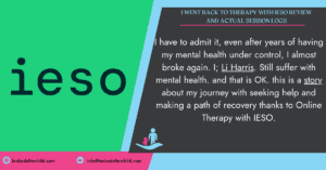 i went back to therapy with ieso review and actual session logs header