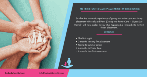 my first foster care placement header image